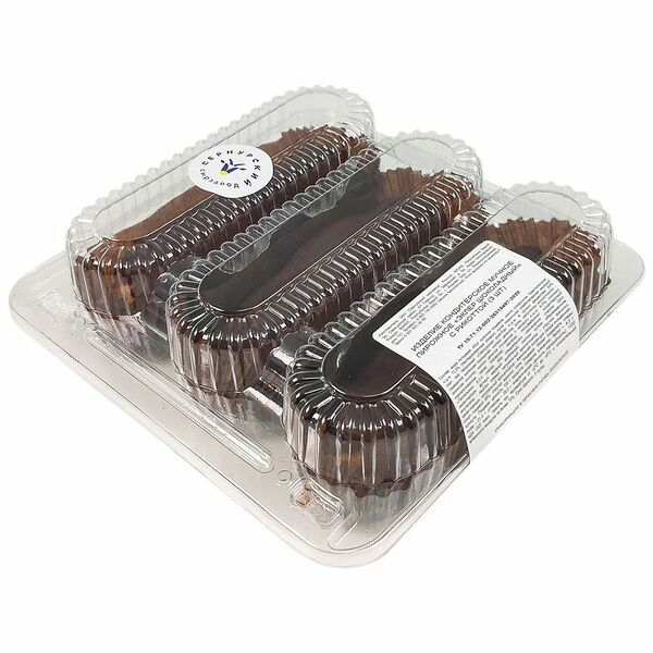 Пирожное Сернурский Эклер Шоколадный с рикоттой, 150г