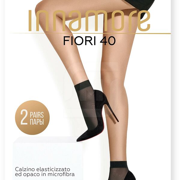 Носки женские Innamore Fiori 40д бежевые