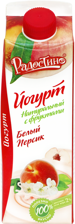 

Йогурт Радостино Белый персик 2% 450 г