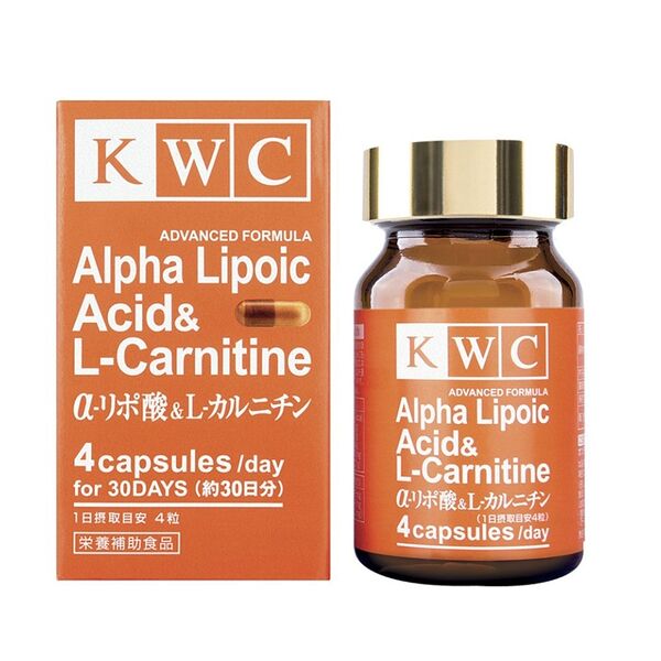 Биологически активная добавка «Альфа-липоевая кислота и L-карнитин», KWC, 160 г, Япония