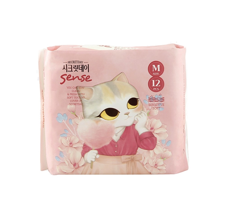 

Прокладки гигиенические Secret Day Sense Medium, 12 шт