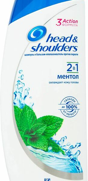 Шампунь и бальзам-ополаскиватель против перхоти Head & Shoulders 2в1 Ментол