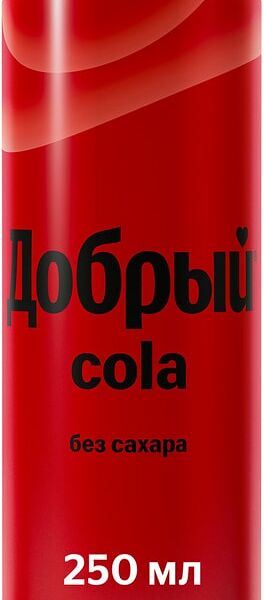 Напиток Добрый Кола без сахара 250мл