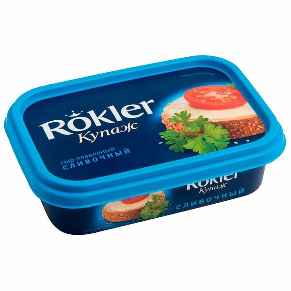 Сыр плавленый Rokler Сливочный 55%, 200г