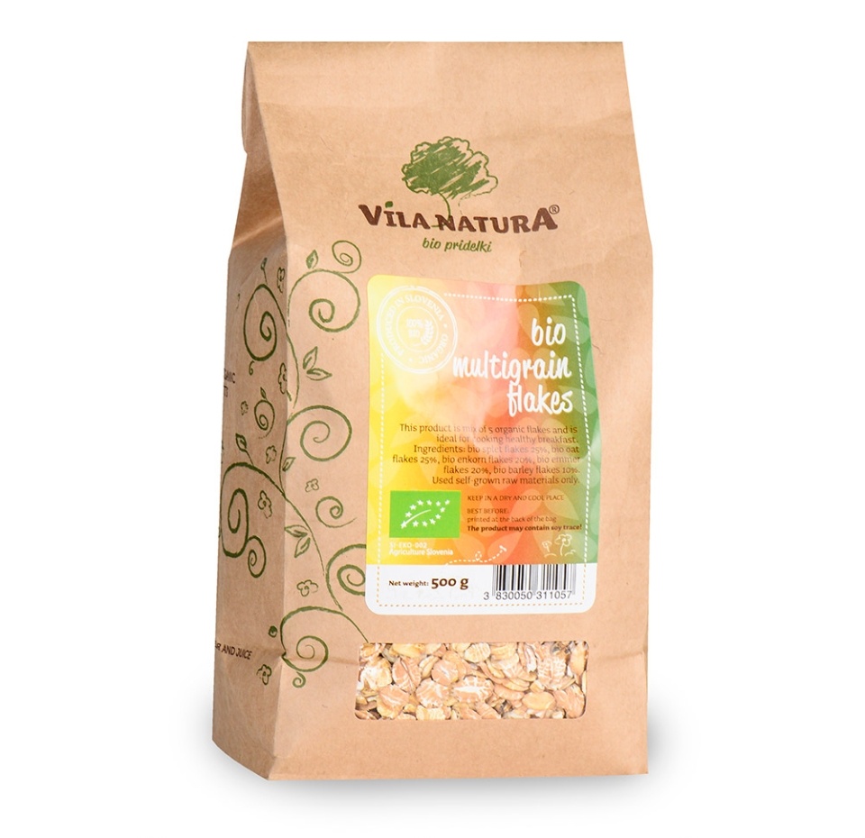 

Хлопья мультизерновые БИО, Vila Natura, 500 г