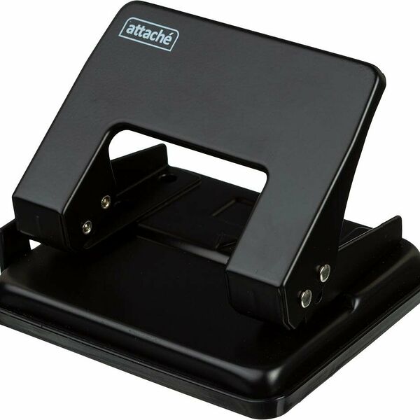 Дырокол ATTACHE WD204 до 16л., металл., черный