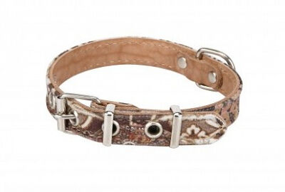 Ошейник Аркон Мозайка 16 коричневый для собак