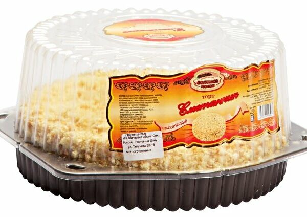 Торт Золотой Колос Сметанник