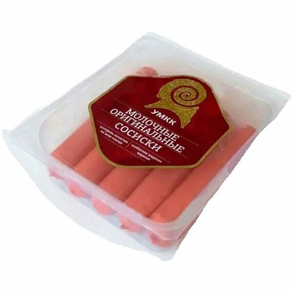 Сосиски варёные УМКК Молочные оригинальные, 395г