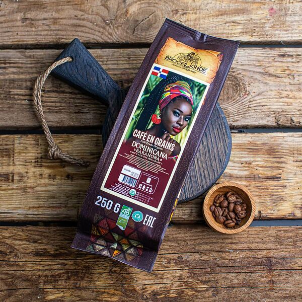 Кофе в зернах 100% арабика Доминикана BIO