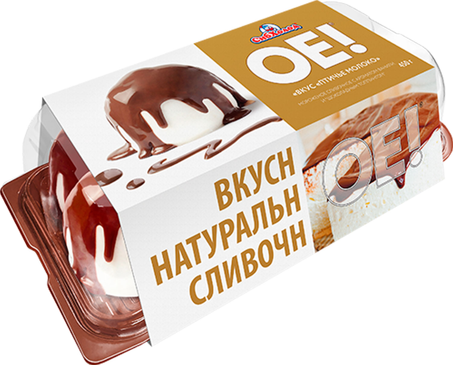 

Мороженое СибХолод ОЕ! Птичье молоко 450 г