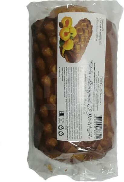 Рулет Контек Фигурный с абрикосовым джемом