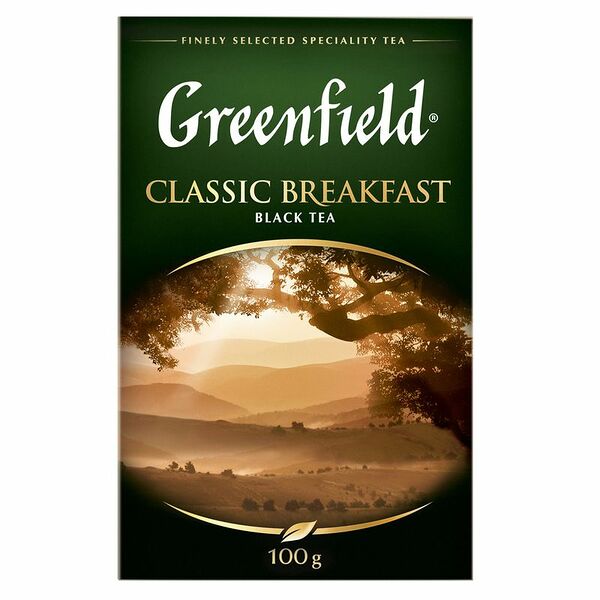 Чай Greenfield Classic Breakfast чёрный крупнолистовой