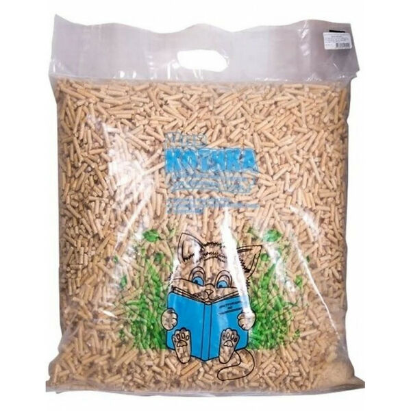 Для котика Наполнитель древесный для кошачьих туалетов 15 кг