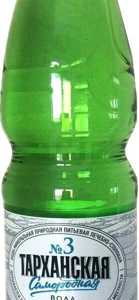Вода Тарханская-3 питьевая минеральная лечебная столовая газированная 1