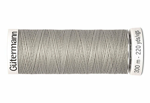 748277 Нить Sew-all для всех материалов, 200м, 100% п/э Gutermann(118 серый крем)