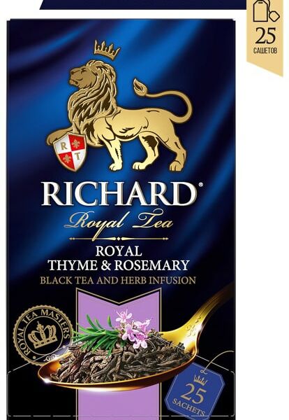 Чай черный Richard Royal Thyme&Rosemary 25*2г