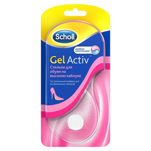 Scholl Gelactiv Стельки для обуви на высоком каблуке
