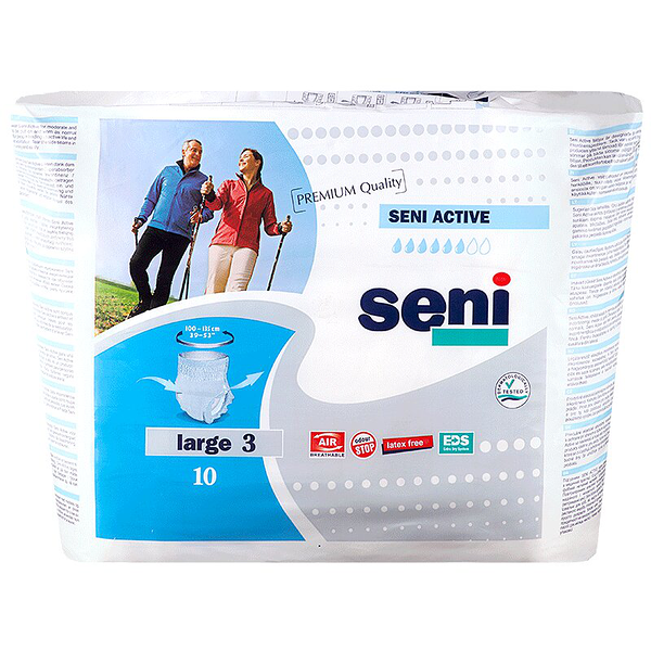 Seni Active Трусы-подгузники для взрослых L 10 шт