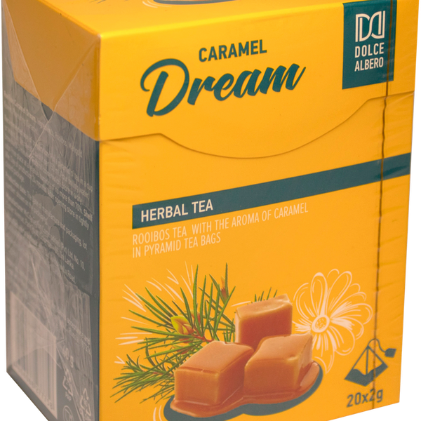 Напиток чайный DOLCE ALBERO Caramel Dream, 20пир