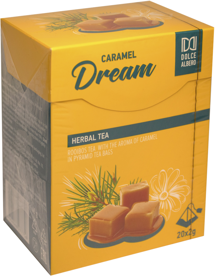 

Напиток чайный DOLCE ALBERO Caramel Dream, 20пир