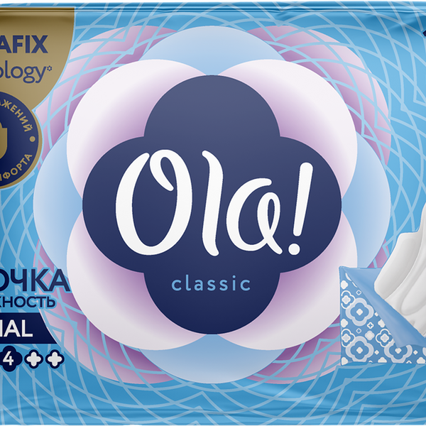 Прокладки OLA! Classic Wings Normal Singls с поверхностью сеточка, 10шт