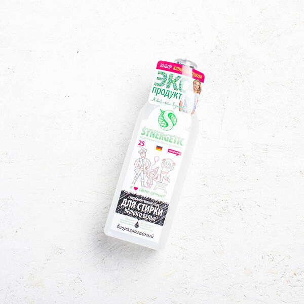 Биоразлагаемый гель для стирки чёрного белья SYNERGETIC