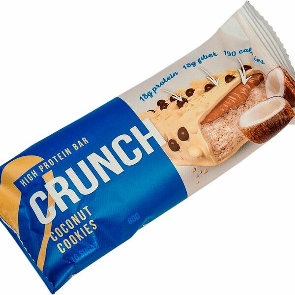 Батончик Bootybar Crunch протеиновый кокосовое печенье 60г