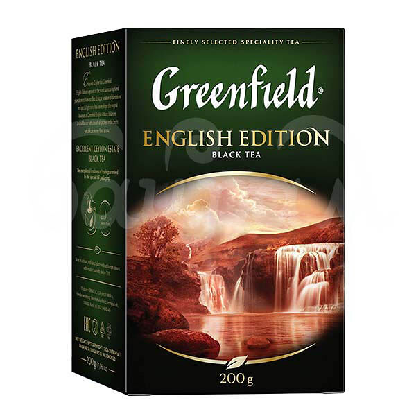 Чай Greenfield 200гр English Edition Черный Листовой