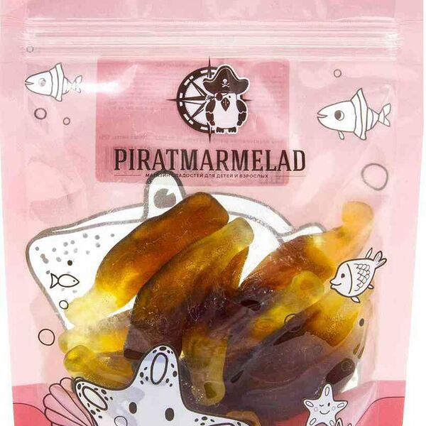 Мармелад жевательный Piratmarmelad вкус Кола