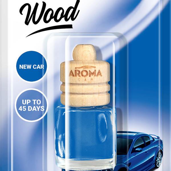 Ароматизатор воздуха Wood New Car подвесной ТМ Aroma Car (Арома Кар)