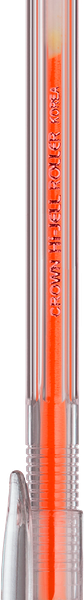 Ручка гелевая CROWN Hi-Jell Color 0,7мм оранжевый Арт. HJR-500H