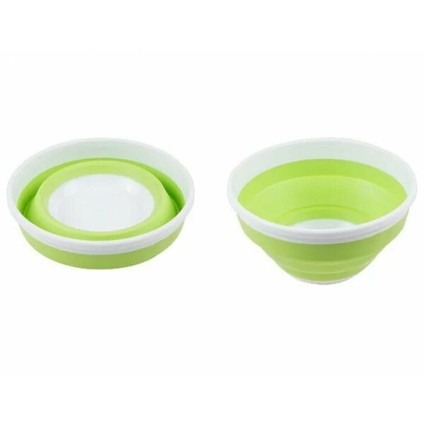 Миска складная Compact, 1,4 л, пластик, салатный