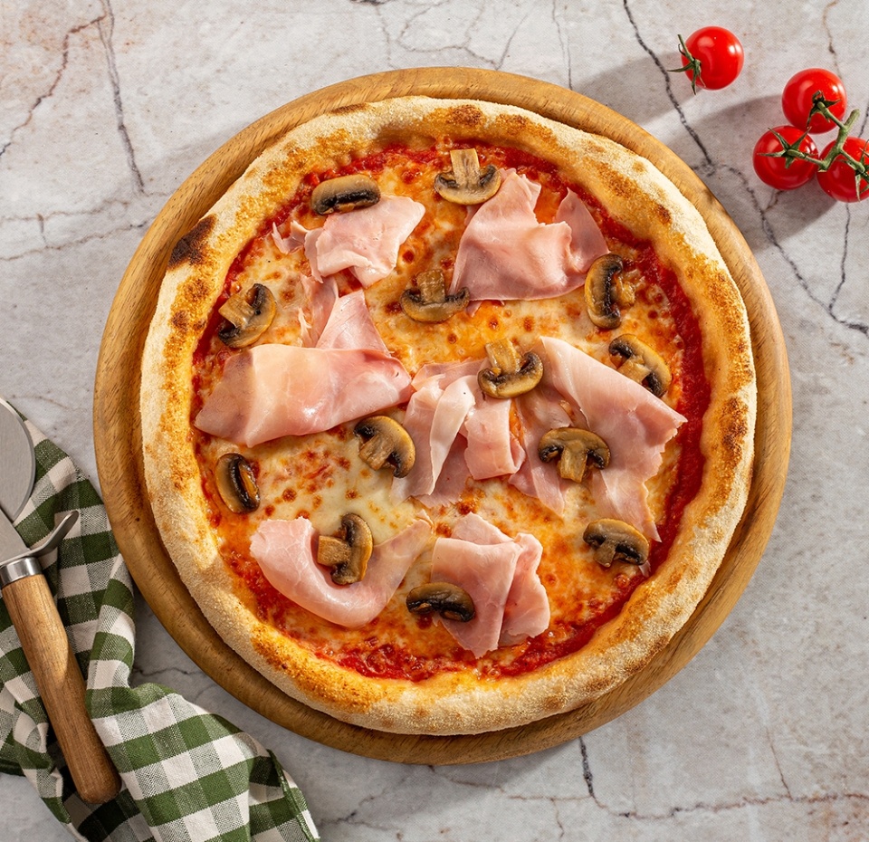 

Пицца Ветчина и грибы 430 г