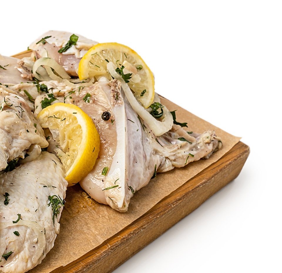 

Шашлык из курицы в маринаде, охлажденный