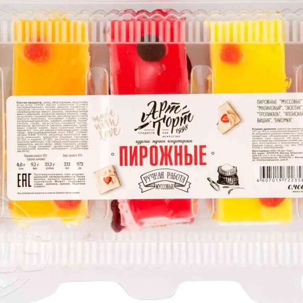 Пирожное Арт-Торт Муссовые