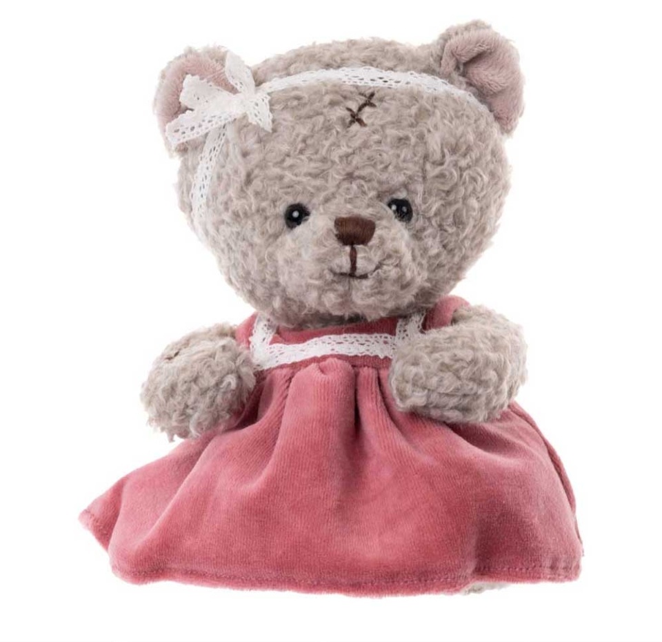 

Игрушка мягкая Медвежонок Eleonore Bukowski 25 см 1 шт. дизайн в ассортименте