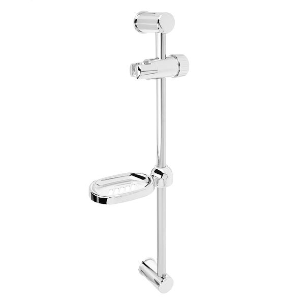 Союзкран стойка для душа 60см, мыльница, хром