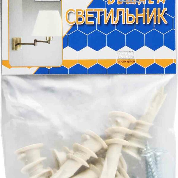 Набор крепежа для светильника Стройбат, 8+8 шт.