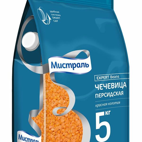 Чечевица Мистраль Персидская Expert красная колотая