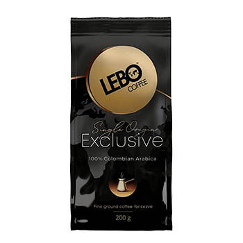 Кофе молотый LEBO для турки Exclusive Single Origin
