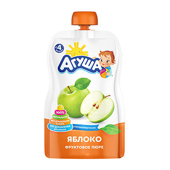 Пюре фруктовое Агуша яблоко