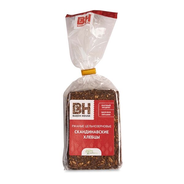 Хлебцы Baker House Скандинавские ржаные цельнозерновые