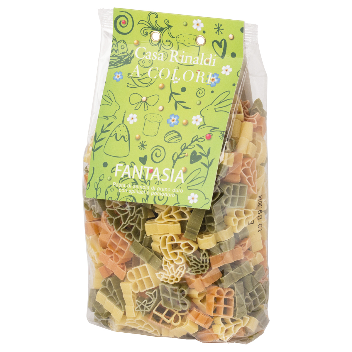 

Паста цветная Casa Rinaldi Fantasia Праздничная 500 г дизайн упаковки в ассортименте