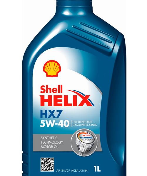 Моторные масла Helix HX7 5W-401L TM Shell_А246