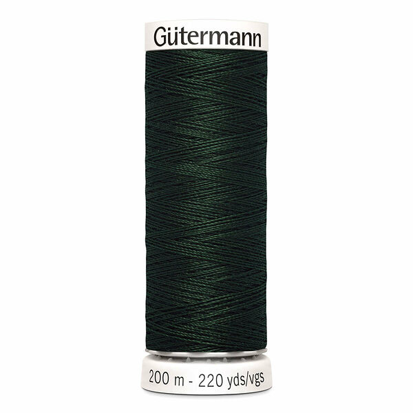 748277 Нить Sew-all для всех материалов, 200м, 100% п/э Gutermann(707 т.зеленый)
