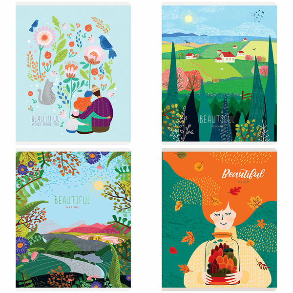 Тетрадь Greenwich Line Рисунки Create your world А5 клетка 70 г/м2, 60 листов