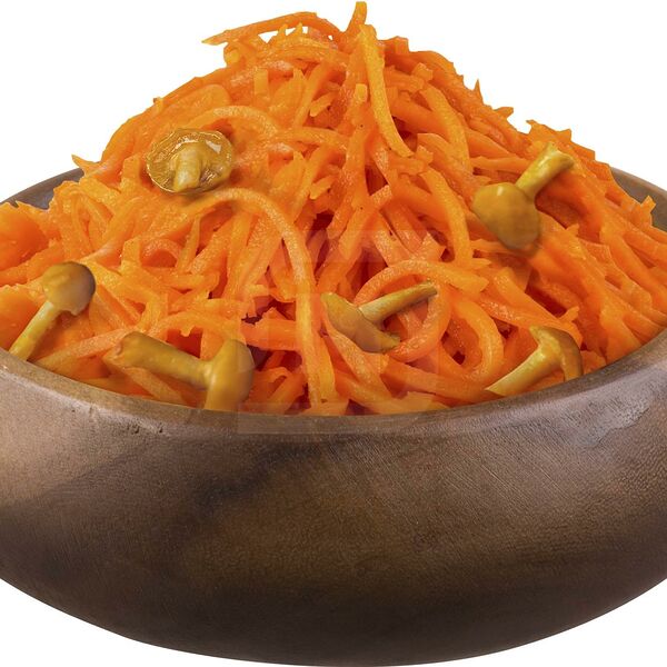 Морковь по-корейски с грибами