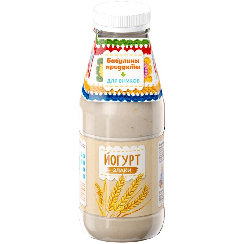 

Йогурт питьевой Бабулины Продукты Злаки 400 г