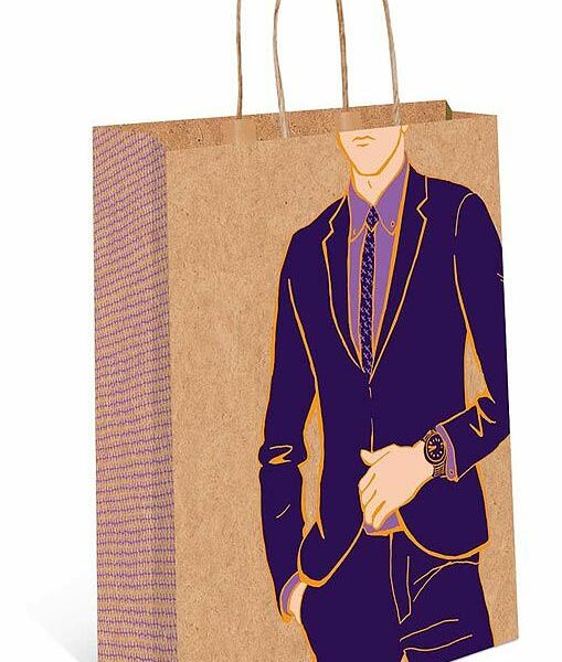 Пакет подарочный Арт и Дизайн ВС 20х24х10.2 см